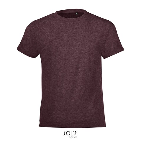 REGENT FIT KINDER 150g - Heather Oxblood bedrucken, Art.-Nr. S01183-HX-3XL REGENT FIT KINDER 150g - Heather Oxblood bedrucken, Art.-Nr. S01183-HX-3XL