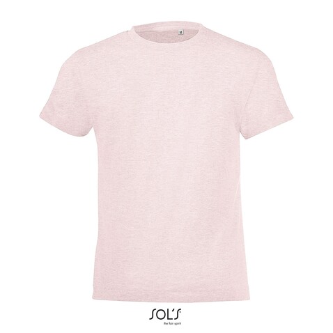 REGENT FIT KINDER 150g - Heather Pink bedrucken, Art.-Nr. S01183-HP-4XL