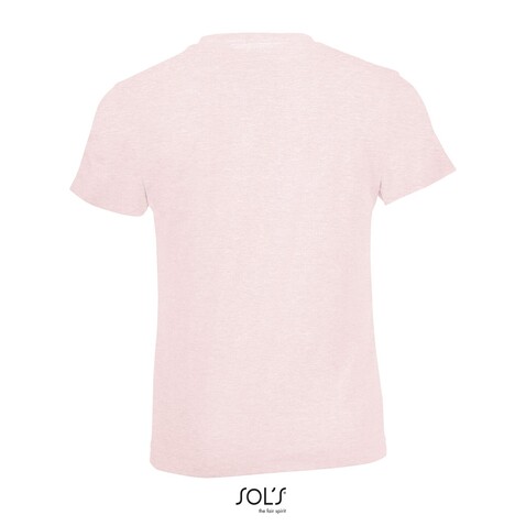 REGENT FIT KINDER 150g - Heather Pink bedrucken, Art.-Nr. S01183-HP-4XL