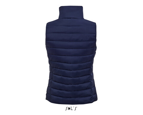 WAVE DAMEN BODYWARMER 180g - Navy bedrucken, Art.-Nr. S01437-NY-XL WAVE DAMEN BODYWARMER 180g - Navy bedrucken, Art.-Nr. S01437-NY-XL