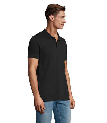 PHOENIX HERREN POLO 220g - Schwarz bedrucken, Art.-Nr. S01708-BK-L PHOENIX HERREN POLO 220g - Schwarz bedrucken, Art.-Nr. S01708-BK-L