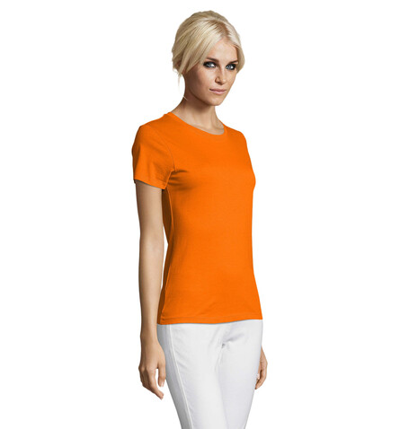 REGENT DAMENT-SHIRT 150g - Orange bedrucken, Art.-Nr. S01825-OR-XXL