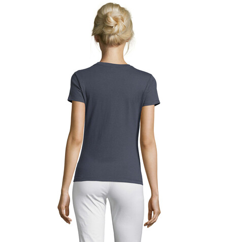 REGENT DAMENT-SHIRT 150g - Mausgrau bedrucken, Art.-Nr. S01825-MU-M