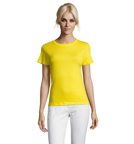 REGENT DAMENT-SHIRT 150g - Lemon bedrucken, Art.-Nr. S01825-LE-XL REGENT DAMENT-SHIRT 150g - Lemon bedrucken, Art.-Nr. S01825-LE-XL
