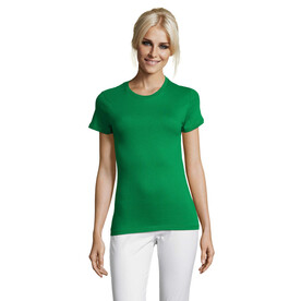 REGENT DAMENT-SHIRT 150g - Kelly Green bedrucken, Art.-Nr. S01825-KG-XXL
