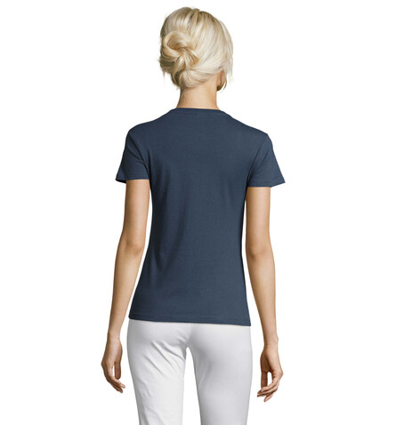 REGENT DAMENT-SHIRT 150g - Denim bedrucken, Art.-Nr. S01825-DM-M