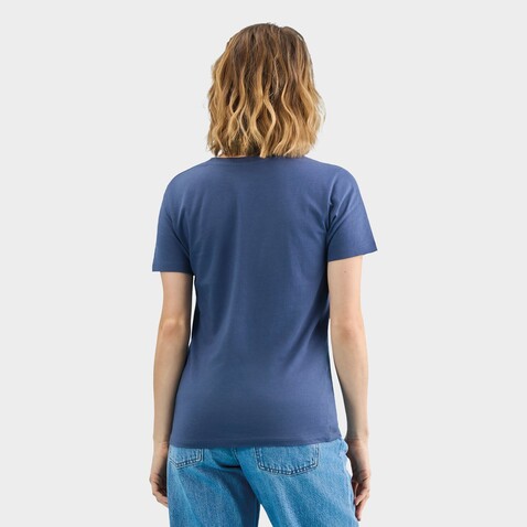 REGENT DAMENT-SHIRT 150g - Denim bedrucken, Art.-Nr. S01825-DM-M