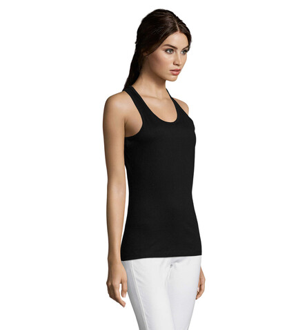 JUSTIN DAMEN TANK TOP 150g - Deep Black bedrucken, Art.-Nr. S01826-DB-XXL JUSTIN DAMEN TANK TOP 150g - Deep Black bedrucken, Art.-Nr. S01826-DB-XXL