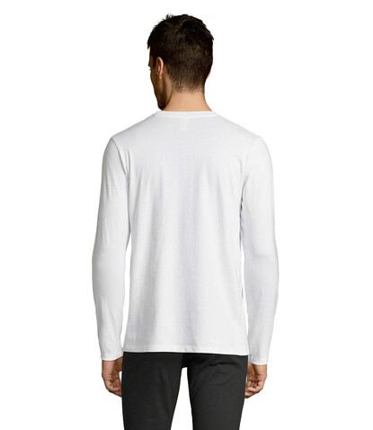 IMPERIAL LSL MEN T-Shirt190 - White bedrucken, Art.-Nr. S02074-WH-M IMPERIAL LSL MEN T-Shirt190 - White bedrucken, Art.-Nr. S02074-WH-M