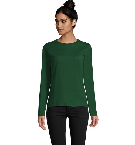 IMPERIAL Women lsl 190g - Bottle Green bedrucken, Art.-Nr. S02075-BO-XXL
