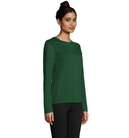 IMPERIAL Women lsl 190g - Bottle Green bedrucken, Art.-Nr. S02075-BO-XXL