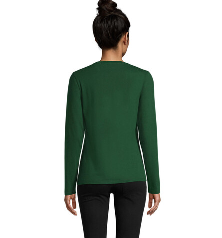IMPERIAL Women lsl 190g - Bottle Green bedrucken, Art.-Nr. S02075-BO-XXL