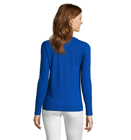 IMPERIAL Women lsl 190g - Royal Blue bedrucken, Art.-Nr. S02075-RB-M IMPERIAL Women lsl 190g - Royal Blue bedrucken, Art.-Nr. S02075-RB-M