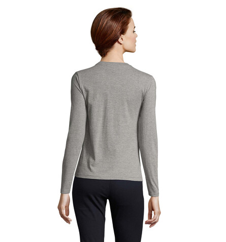 IMPERIAL Women lsl 190g - Graue Melange bedrucken, Art.-Nr. S02075-GM-XL IMPERIAL Women lsl 190g - Graue Melange bedrucken, Art.-Nr. S02075-GM-XL