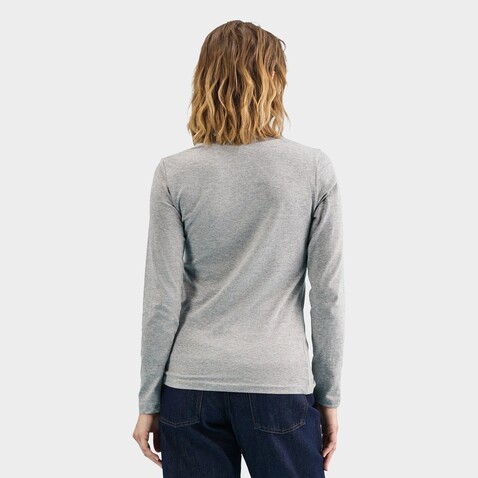 IMPERIAL Women lsl 190g - Graue Melange bedrucken, Art.-Nr. S02075-GM-XL IMPERIAL Women lsl 190g - Graue Melange bedrucken, Art.-Nr. S02075-GM-XL
