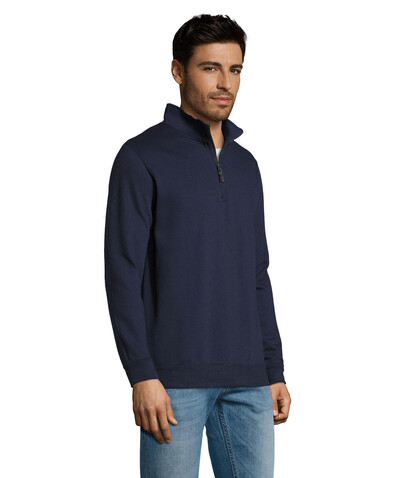 STAN Sweater Zip Kragen 260 - French Navy bedrucken, Art.-Nr. S02088-FN-XL STAN Sweater Zip Kragen 260 - French Navy bedrucken, Art.-Nr. S02088-FN-XL