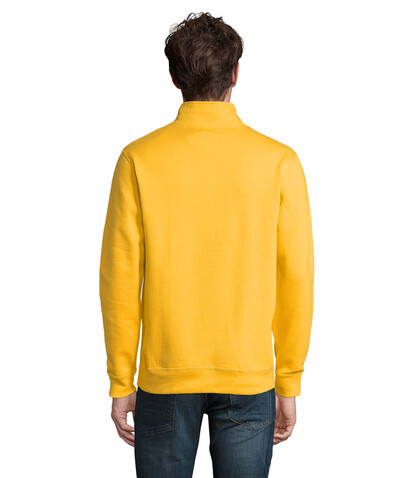 STAN Sweater Zip Kragen 260 - Gold bedrucken, Art.-Nr. S02088-GO-S STAN Sweater Zip Kragen 260 - Gold bedrucken, Art.-Nr. S02088-GO-S