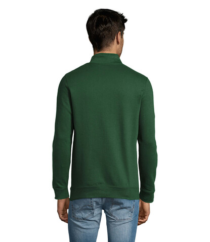 STAN Sweater Zip Kragen 260 - Bottle Green bedrucken, Art.-Nr. S02088-BO-S STAN Sweater Zip Kragen 260 - Bottle Green bedrucken, Art.-Nr. S02088-BO-S