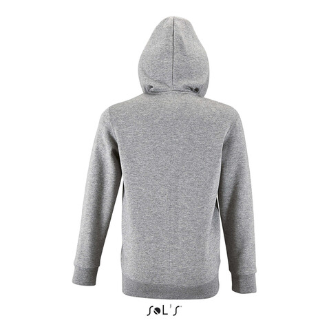 STONE KINDER HOODIE  260g - Grau-Melange 2 bedrucken, Art.-Nr. S02092-GY-3XL