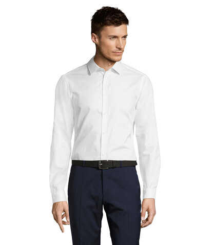 BRODY MEN HERRINGBONE - White bedrucken, Art.-Nr. S02102-WH-S BRODY MEN HERRINGBONE - White bedrucken, Art.-Nr. S02102-WH-S