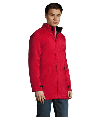 ROBYN UNISEX PARKA - Red bedrucken, Art.-Nr. S02109-RD-XXL