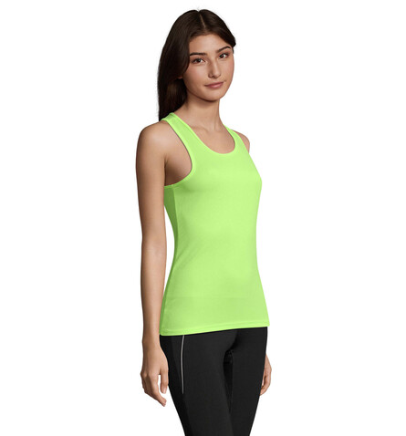 SPORTY TT WOMEN TANK TOP - Neon Yellow bedrucken, Art.-Nr. S02117-NE-M SPORTY TT WOMEN TANK TOP - Neon Yellow bedrucken, Art.-Nr. S02117-NE-M