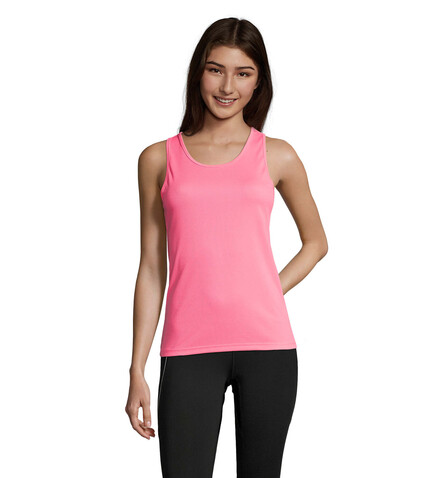 SPORTY TT WOMEN TANK TOP - Neon-Rosa 2 bedrucken, Art.-Nr. S02117-NP-M SPORTY TT WOMEN TANK TOP - Neon-Rosa 2 bedrucken, Art.-Nr. S02117-NP-M