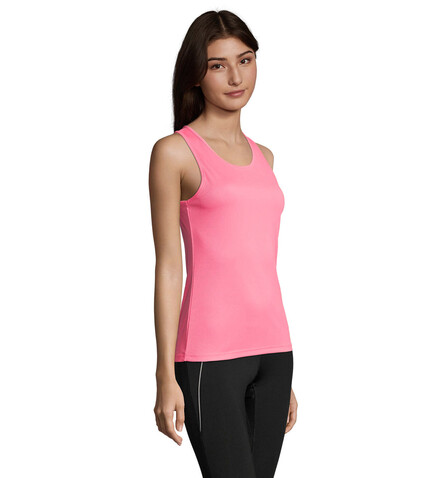 SPORTY TT WOMEN TANK TOP - Neon-Rosa 2 bedrucken, Art.-Nr. S02117-NP-M SPORTY TT WOMEN TANK TOP - Neon-Rosa 2 bedrucken, Art.-Nr. S02117-NP-M