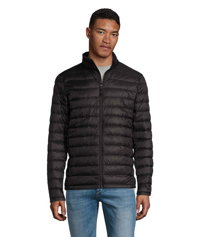 WILSON HERREN Jacke380T - Schwarz bedrucken, Art.-Nr. S02898-BK-XL