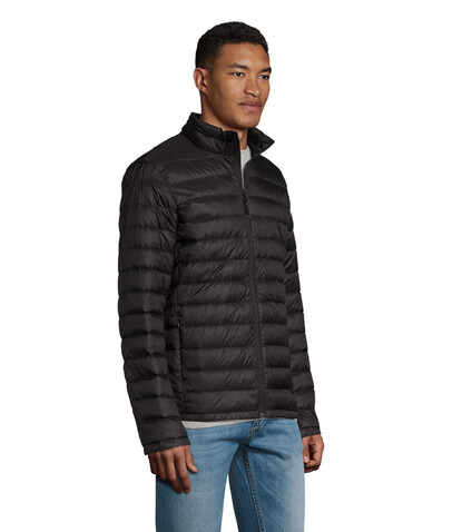 WILSON HERREN Jacke380T - Schwarz bedrucken, Art.-Nr. S02898-BK-XL