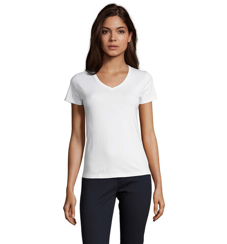 IMPERIAL WOMENV T-SHIRT 190 - White bedrucken, Art.-Nr. S02941-WH-XL IMPERIAL WOMENV T-SHIRT 190 - White bedrucken, Art.-Nr. S02941-WH-XL