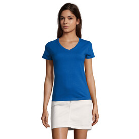 IMPERIAL WOMENV T-SHIRT 190 - Royal Blue bedrucken, Art.-Nr. S02941-RB-XXL