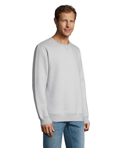 SULLY Herren Sweater 280g - Creamy Blue bedrucken, Art.-Nr. S02990-CY-M SULLY Herren Sweater 280g - Creamy Blue bedrucken, Art.-Nr. S02990-CY-M