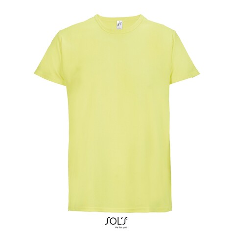 SPRINT UNIT-SHIRT 130g - Neon Yellow bedrucken, Art.-Nr. S02995-NE-S SPRINT UNIT-SHIRT 130g - Neon Yellow bedrucken, Art.-Nr. S02995-NE-S