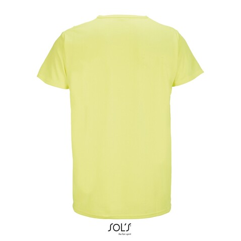 SPRINT UNIT-SHIRT 130g - Neon Yellow bedrucken, Art.-Nr. S02995-NE-S SPRINT UNIT-SHIRT 130g - Neon Yellow bedrucken, Art.-Nr. S02995-NE-S