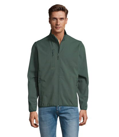 RADIAN MEN SOFTSHELL - Forest Green bedrucken, Art.-Nr. S03090-FG-M