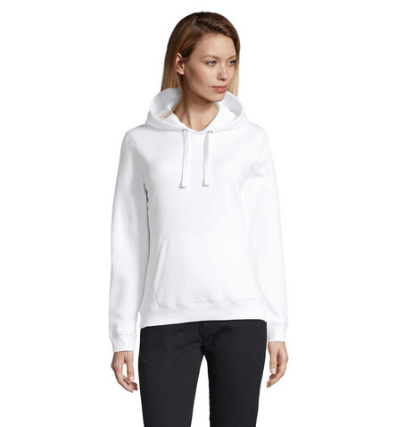 SPENCER Damen Sweater 280g - White bedrucken, Art.-Nr. S03103-WH-XXL SPENCER Damen Sweater 280g - White bedrucken, Art.-Nr. S03103-WH-XXL