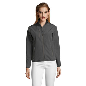 RADIAN WOMEN SOFTSHELL - Anthrazitgrau bedrucken, Art.-Nr. S03107-CR-XXL