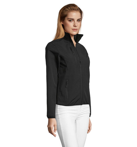 RADIAN WOMEN SOFTSHELL - Schwarz bedrucken, Art.-Nr. S03107-BK-M RADIAN WOMEN SOFTSHELL - Schwarz bedrucken, Art.-Nr. S03107-BK-M