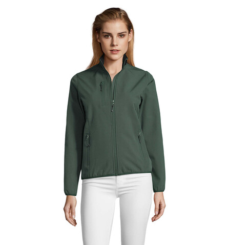 RADIAN WOMEN SOFTSHELL - Forest Green bedrucken, Art.-Nr. S03107-FG-S