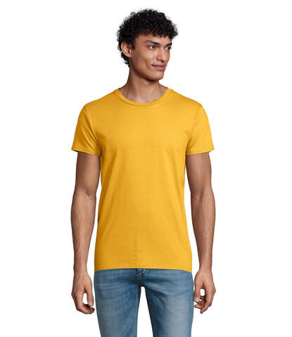 PIONEER MEN T-Shirt 175g - Gold bedrucken, Art.-Nr. S03565-GO-M