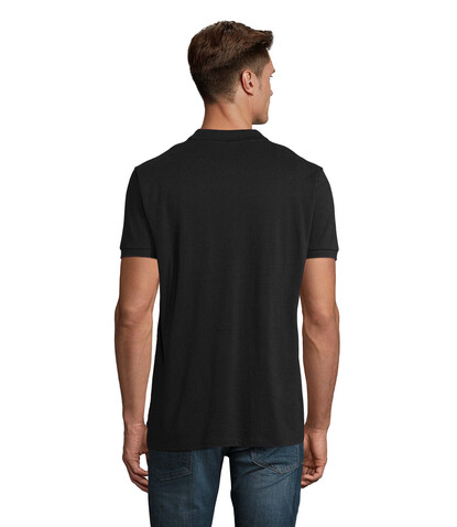 PLANET MEN Polo 170g - Schwarz bedrucken, Art.-Nr. S03566-BK-3XL