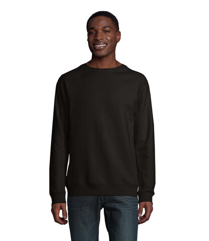 SPACE Unisex Sweater 280g - Schwarz bedrucken, Art.-Nr. S03567-BK-XXL