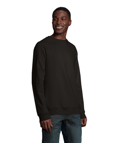 SPACE Unisex Sweater 280g - Schwarz bedrucken, Art.-Nr. S03567-BK-XXL