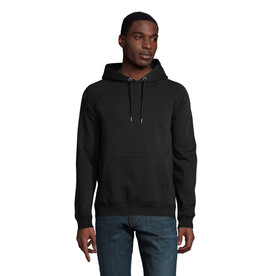 STELLAR Unisex Hoodie - Schwarz bedrucken, Art.-Nr. S03568-BK-XXL