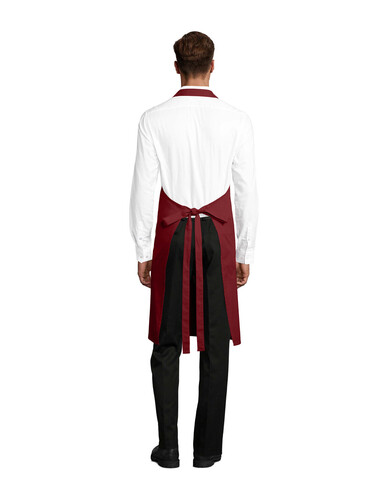 GAMMA SCHÜRZE MIT TASCHEN 240 - Burgundy bedrucken, Art.-Nr. S03569-BG-M GAMMA SCHÜRZE MIT TASCHEN 240 - Burgundy bedrucken, Art.-Nr. S03569-BG-M