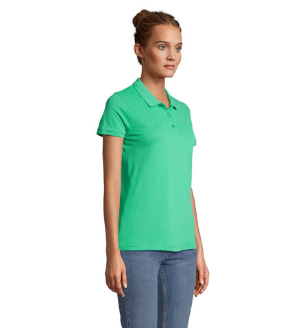 PLANET WOMEN Polo 170g - Frühlingsgrün bedrucken, Art.-Nr. S03575-EO-XXL