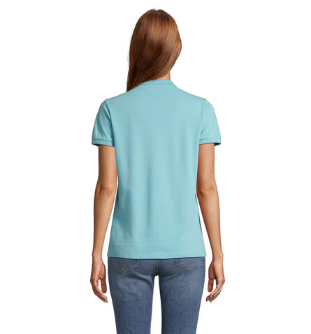 PLANET WOMEN Polo 170g - Pool Blue bedrucken, Art.-Nr. S03575-BP-L