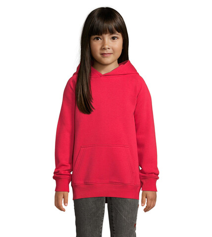 STELLAR KINDER KAPUZENPULLI - Red bedrucken, Art.-Nr. S03576-RD-L STELLAR KINDER KAPUZENPULLI - Red bedrucken, Art.-Nr. S03576-RD-L
