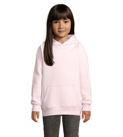 STELLAR KINDER KAPUZENPULLI - Pale Pink bedrucken, Art.-Nr. S03576-PP-4XL